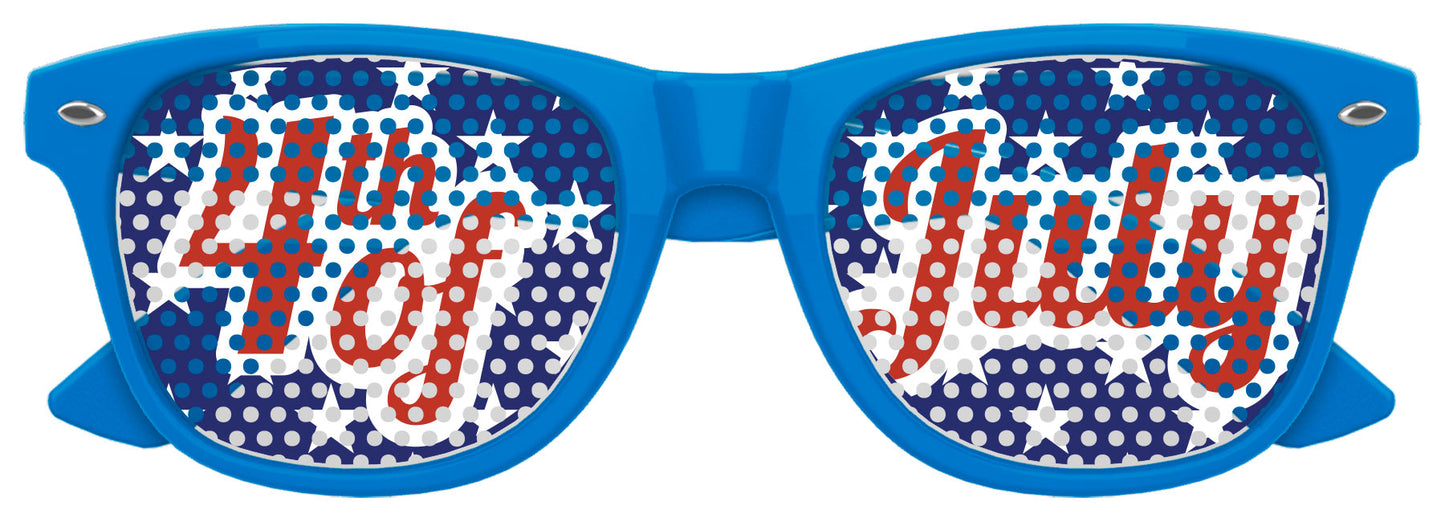 4th Of July Retro Micro-Perforated Sunglasses