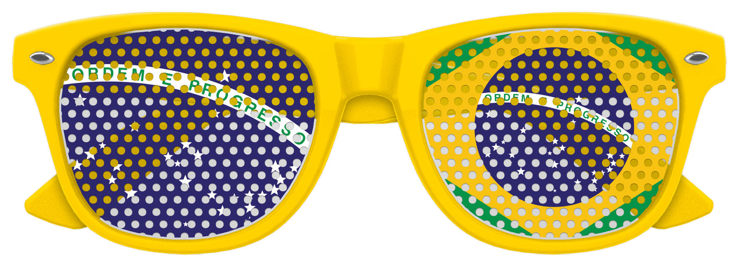 BRAZIL Retro Micro-Perforated Sunglasses