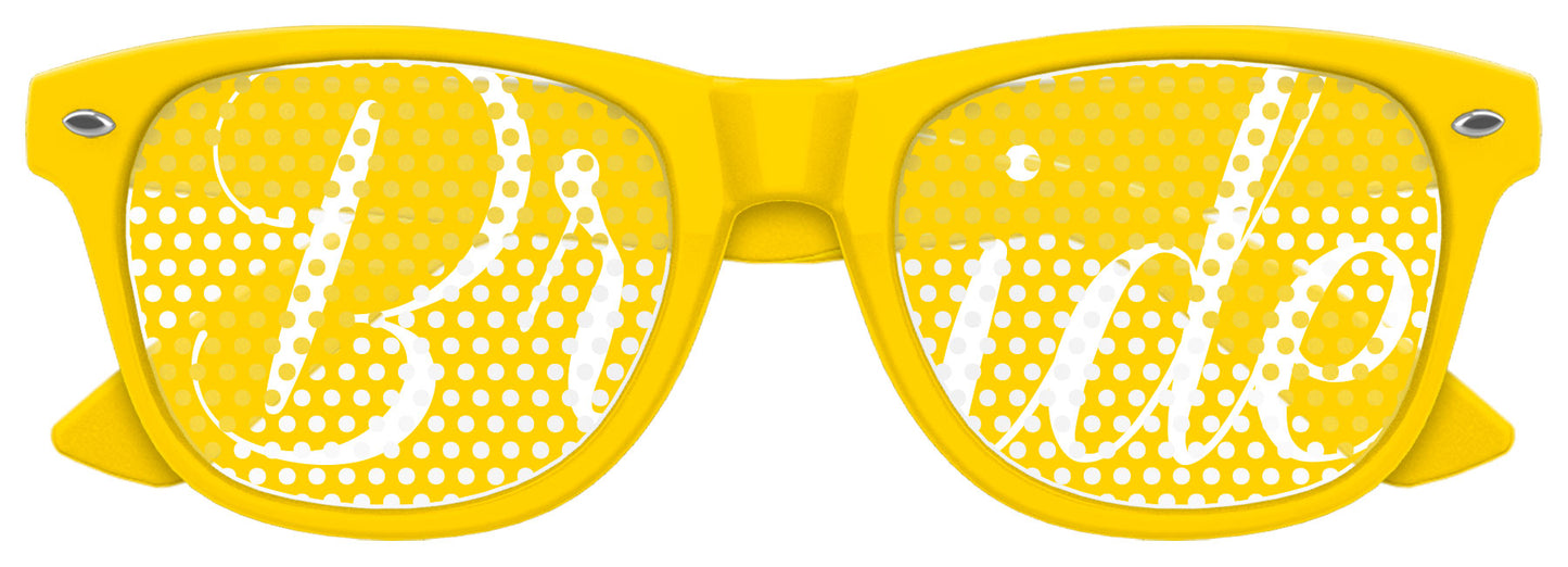 BRIDE Retro Micro-Perforated Wedding Sunglasses