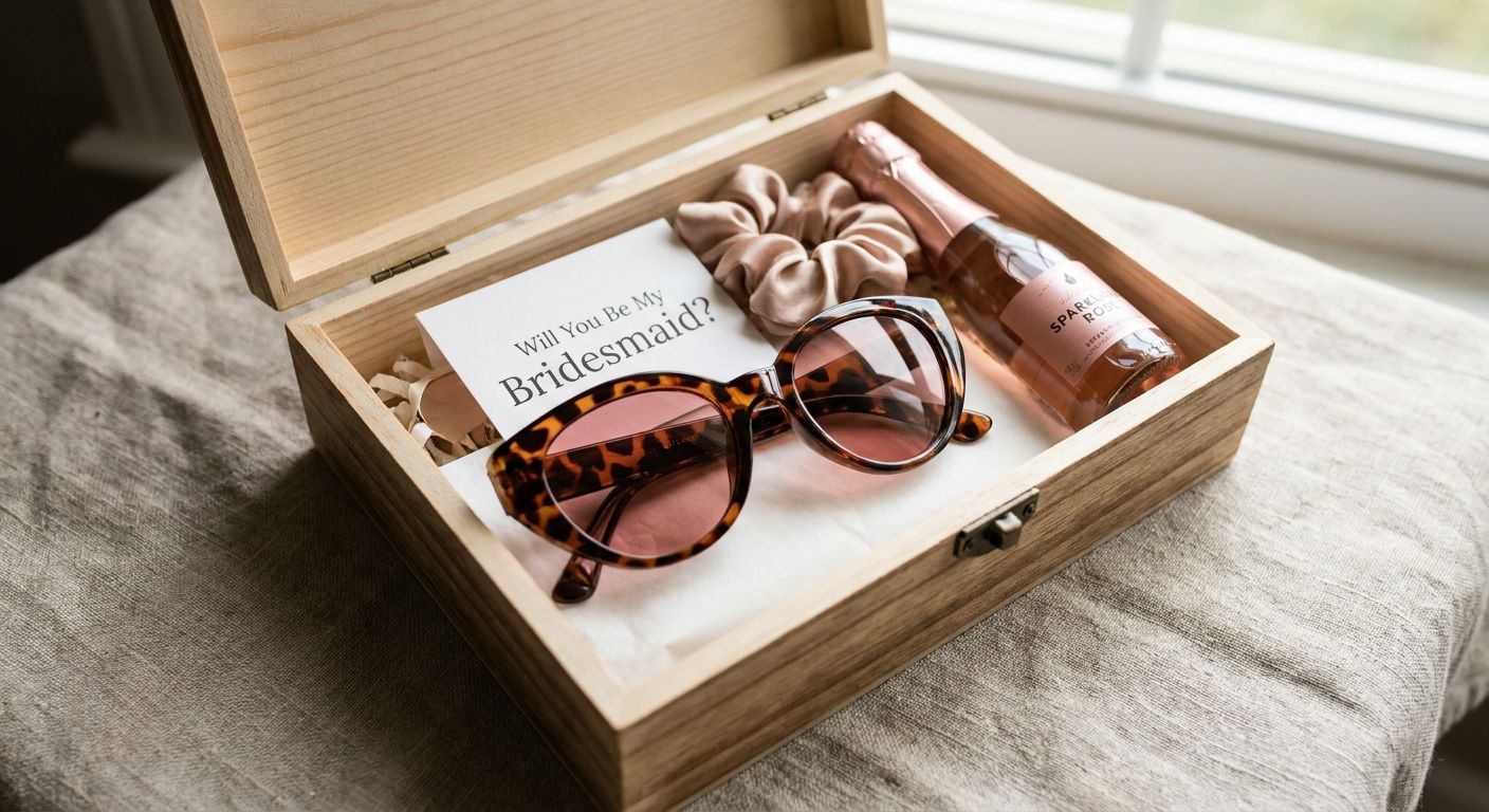 Best sunglasses for a bridesmaid proposal box
