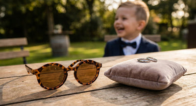 Party sunglasses for ring bearers