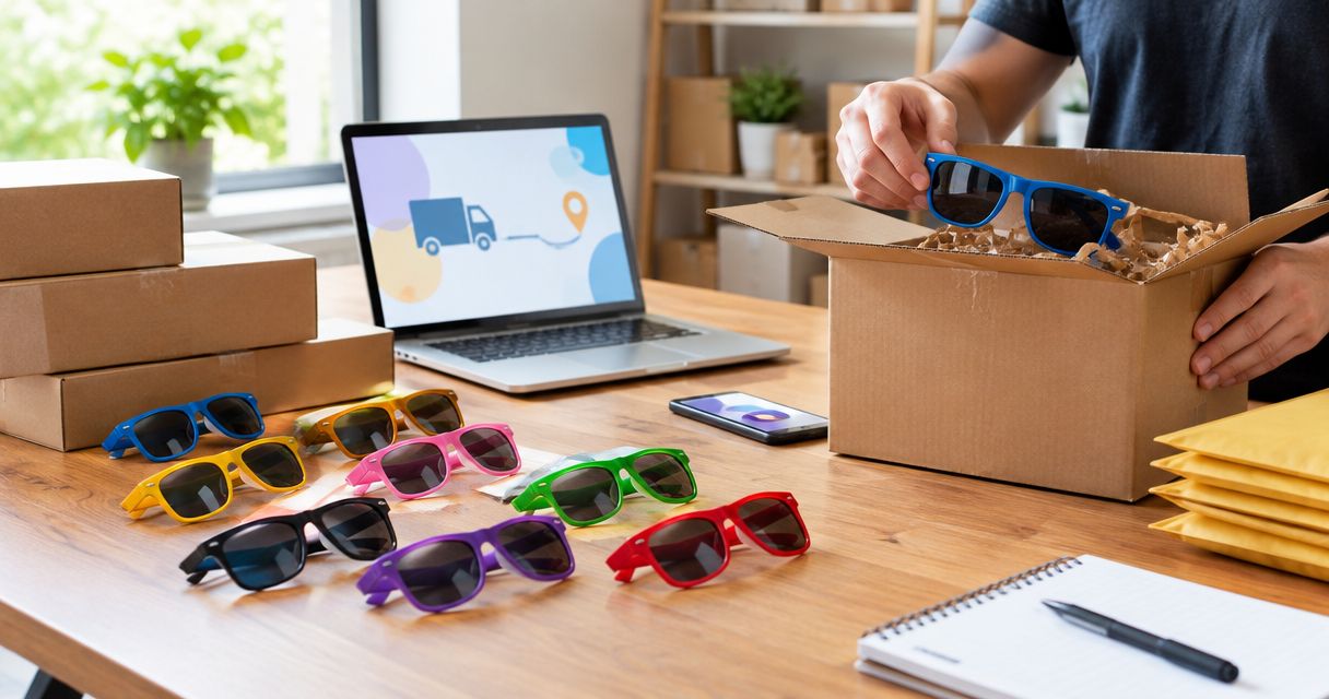 How long does shipping take for bulk party sunglasses orders?