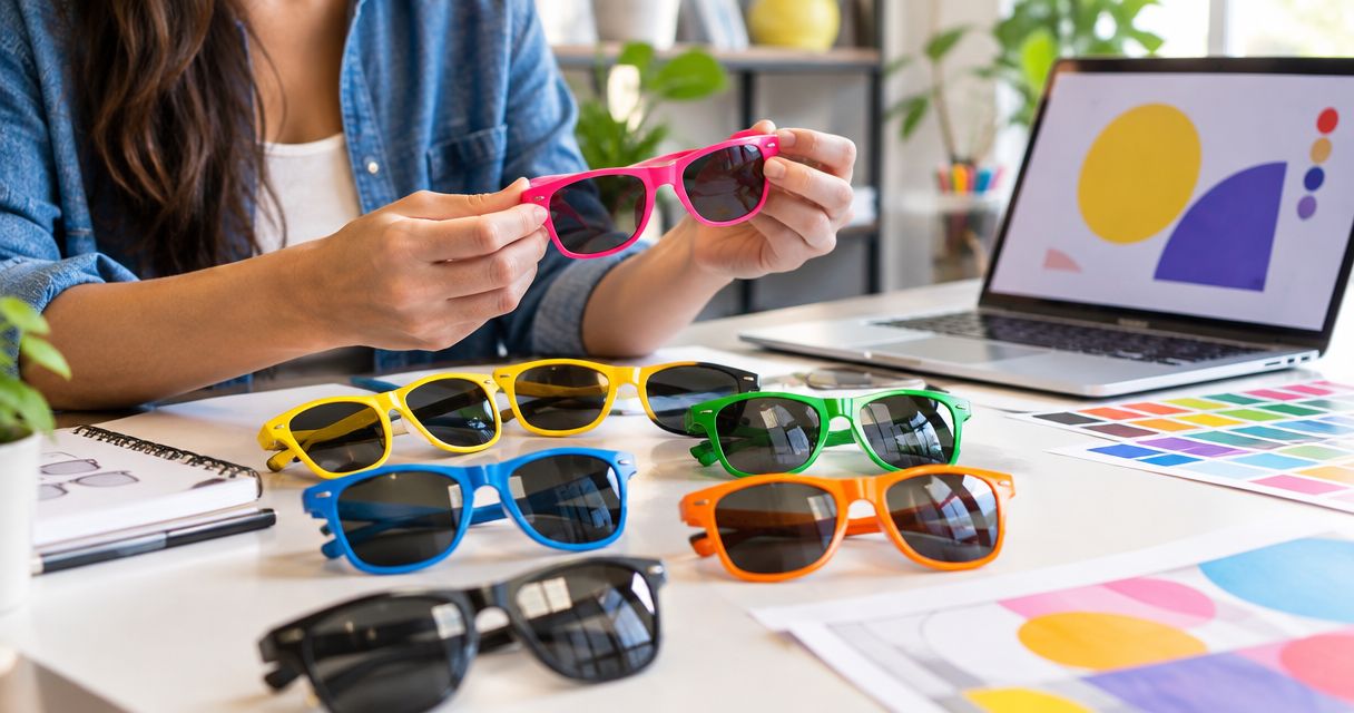 Is there a minimum order quantity for custom party sunglasses?