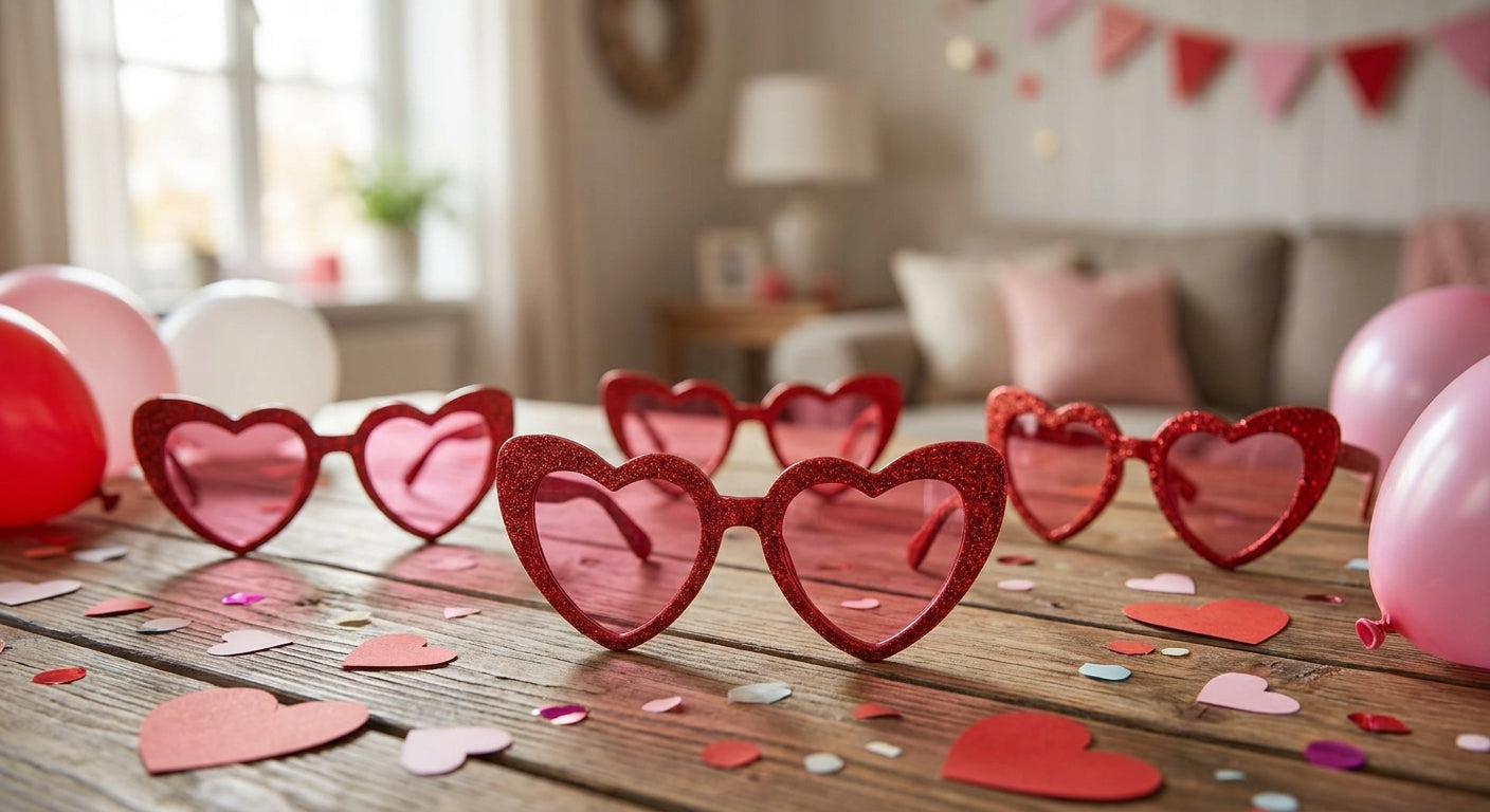Valentine's Day party sunglasses