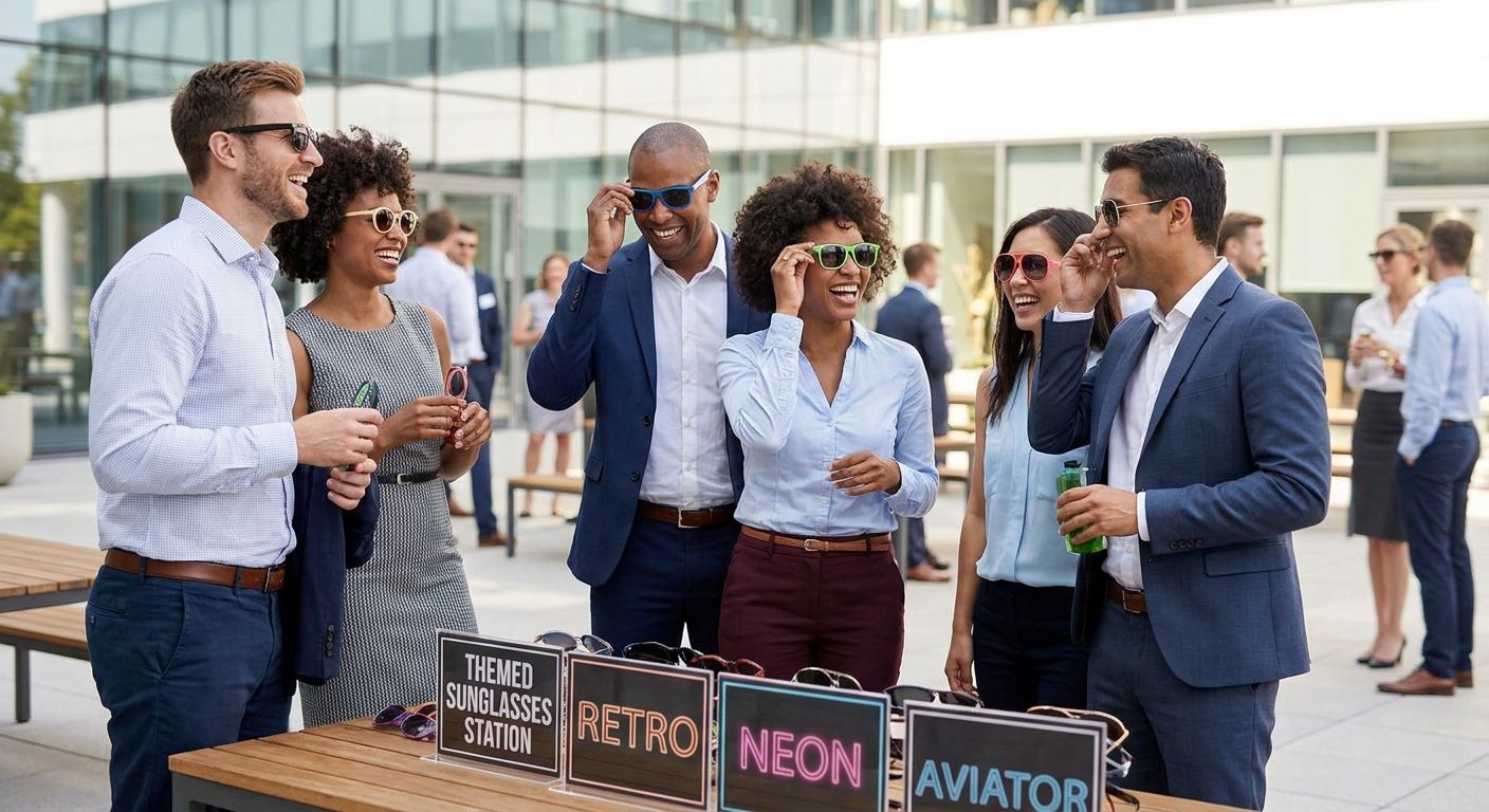 How to choose sunglasses for a themed corporate event