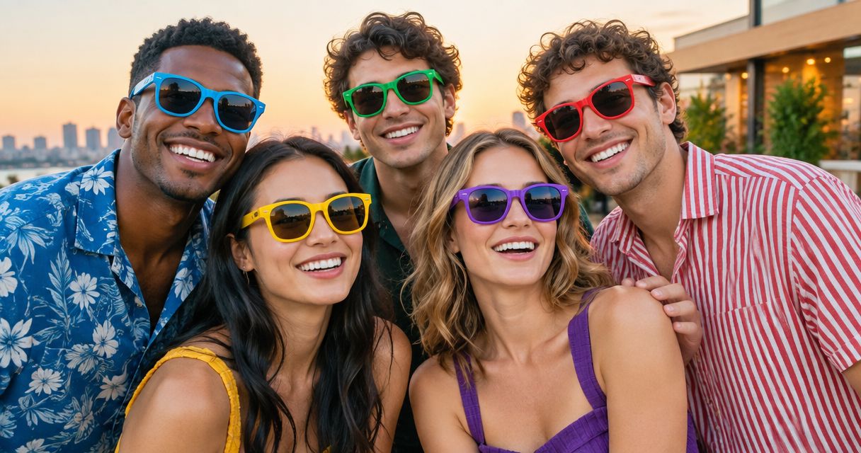 Best matching sunglasses for group costume parties 2026