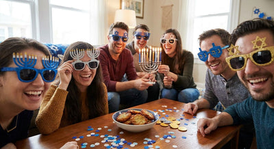 Party sunglasses for Hanukkah celebrations