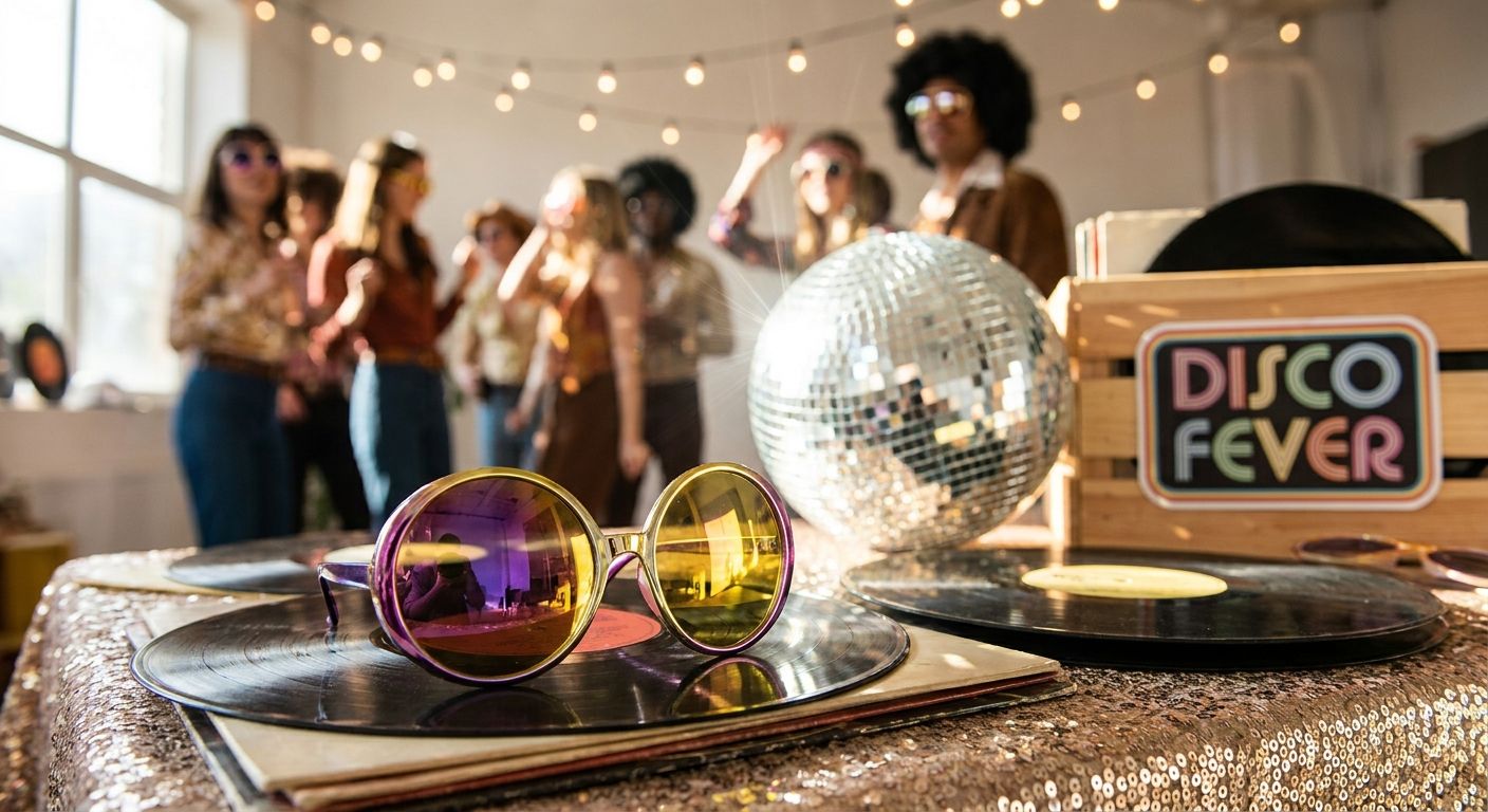 How to throw a retro disco party with sunglasses