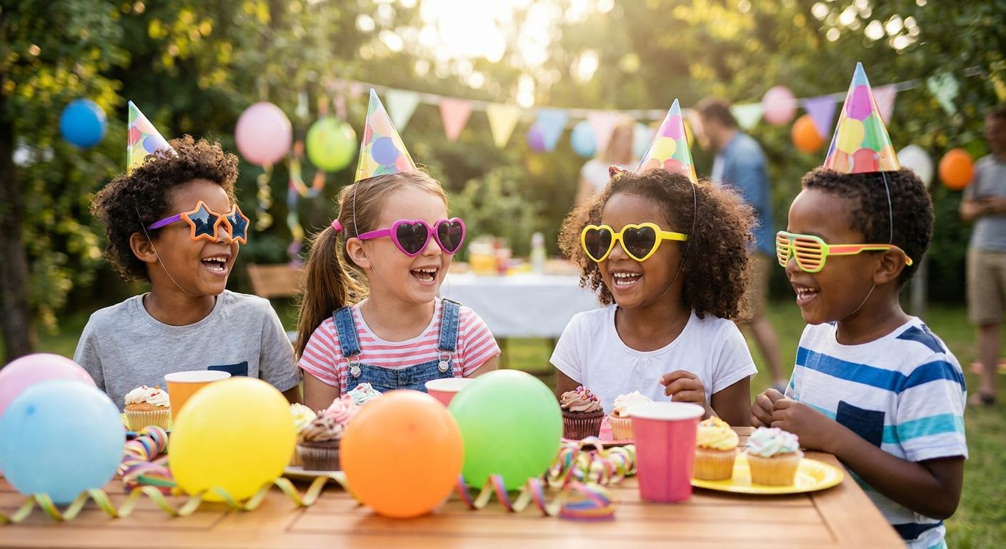 Party sunglasses for kids birthday parties