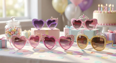 Party sunglasses for sweet 16 birthdays