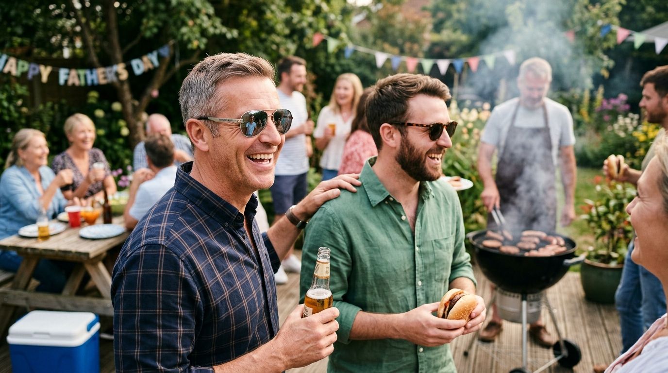Father's Day cookout party sunglasses