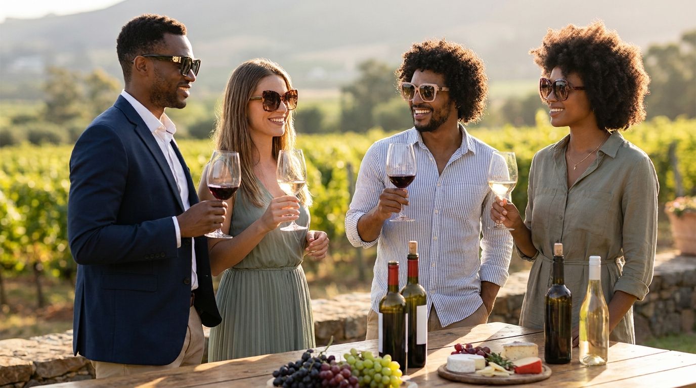 Party sunglasses for a wine tasting event
