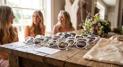 I do crew sunglasses for the bridal squad
