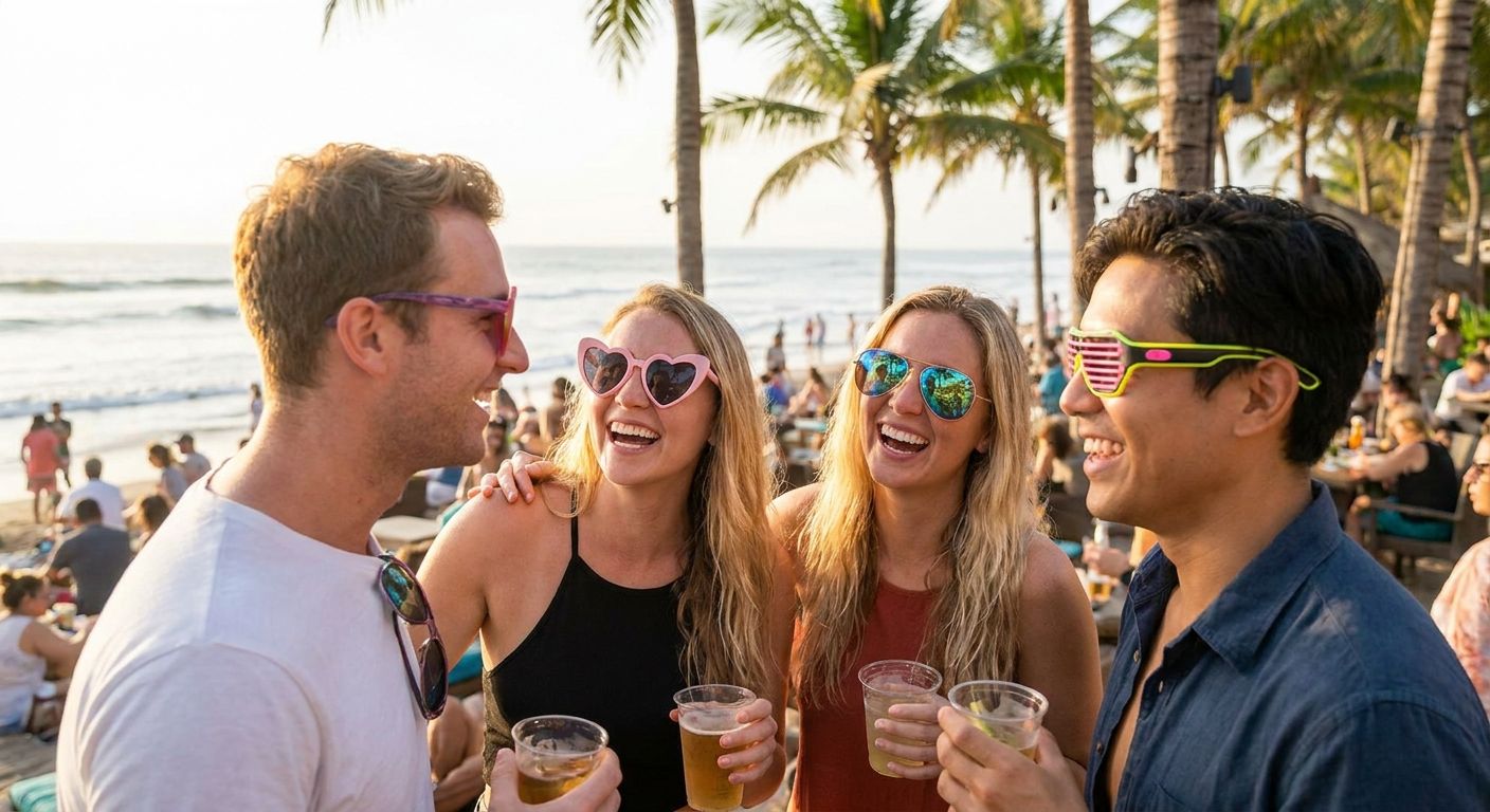 Party sunglasses for a spring break trip
