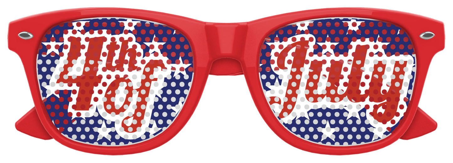 4th Of July Retro Micro-Perforated Sunglasses