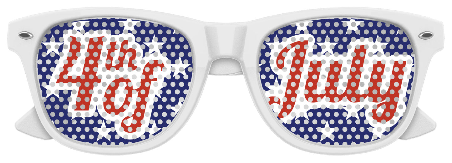 4th Of July Retro Micro-Perforated Sunglasses