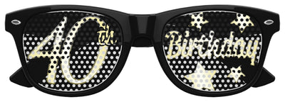40th Birthday Party Novelty Sunglasses - Funglasses