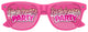 Pink bachelorette party sunglasses from Funglasses with fun, stylish frames perfect for wedding celebration accessories.