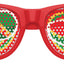 Red Cinco de Mayo party sunglasses by Funglasses with festive frames and colorful design, perfect for celebrations.