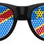 Black Congo flag sunglasses by Funglasses with bold flag design, perfect for World Cup parties and supporting your team.