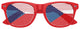 Czech Republic flag sunglasses with red, white, and blue colors, designed for World Cup parties, by Funglasses.