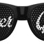 Flower girl wedding party sunglasses by Funglasses in black, featuring cute flower-themed design for young bridesmaids.