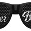 Black "Grandfather of the Bride" sunglasses from Funglasses, featuring stylish, classic design for wedding party accessories.