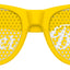 Grandfather of the bride wedding party sunglasses by Funglasses in yellow, with classic design and UV protection.