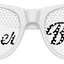 Funglasses grand mother of the bride wedding party sunglasses with white frame and tinted lenses, stylish and elegant for special occasions.