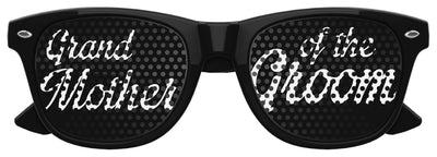 Funglasses grand mother of the groom wedding party sunglasses in black with stylish frame, perfect for wedding accessories
