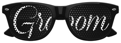 GROOM Retro Micro-Perforated Wedding Sunglasses