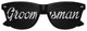 Funglasses GROOMSMAN wedding party sunglasses in black, stylish eyewear designed for groom and wedding party photos
