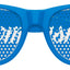 Funglasses Groomsmans wedding party sunglasses in blue with dark lenses, stylish accessories for groom and groomsmen.