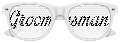 GROOMSMAN Retro Micro-Perforated Wedding Sunglasses