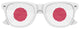 Funglasses with Japan flag design for World Cup parties, featuring white frame and patriotic Japan flag print.