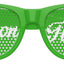 Green sunglasses for matron of honor from Funglasses, stylish wedding party eyewear with a sleek design.