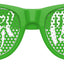 Green Funglasses MAZEL TOV wedding party sunglasses with bold frames and custom lettering, perfect for celebration photos.