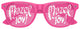 Funglasses MAZEL TOV wedding party sunglasses in pink with fun, festive design, perfect for celebrating special occasions.