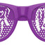 Funglasses MAZEL TOV wedding party sunglasses in vibrant purple with bold design, perfect for celebration attire.