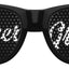 Black Mother of the Groom wedding party sunglasses by Funglasses, stylish eyewear with tinted lenses for special occasions.