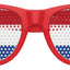 Funglasses with Netherlands flag design for World Cup party, featuring red, white, and blue colors and a stylish sunglass frame.