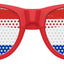 Funglasses Paraguay flag sunglasses with red and blue colors, featuring Paraguay national flag design for World Cup celebrations