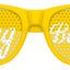 Funglasses ring bearer wedding party sunglasses in yellow with fun, playful design for special occasion accessories.