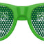 Funglasses with Saudi Arabia flag design for World Cup party, green and white sunglasses with national flag patterns.