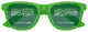 Funglasses with Saudi Arabia flag design for World Cup party, featuring green and white colors and patriotic flag details.