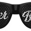Black Sister of the Bride wedding party sunglasses by Funglasses, stylish eyewear for wedding celebration photos.