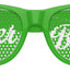 Green Sister of the Bride wedding party sunglasses by Funglasses, stylish eyewear with tinted lenses and frame detail.