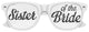Funglasses Sister of the Bride wedding party sunglasses in white with stylish design, perfect for bridal celebrations and photos.