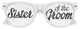 Funglasses Sister of the Groom wedding party sunglasses in white with black frames, stylish accessory for wedding celebrations.