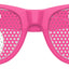 Pink SIX SEVEN Party Sunglasses by Funglasses with bold frames and tinted lenses, stylish for festive occasions.